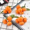 Artificial Tangerine Realistic Foams Fruit Tangerine Simulation Tangerine Photography Props for Parties Decorations