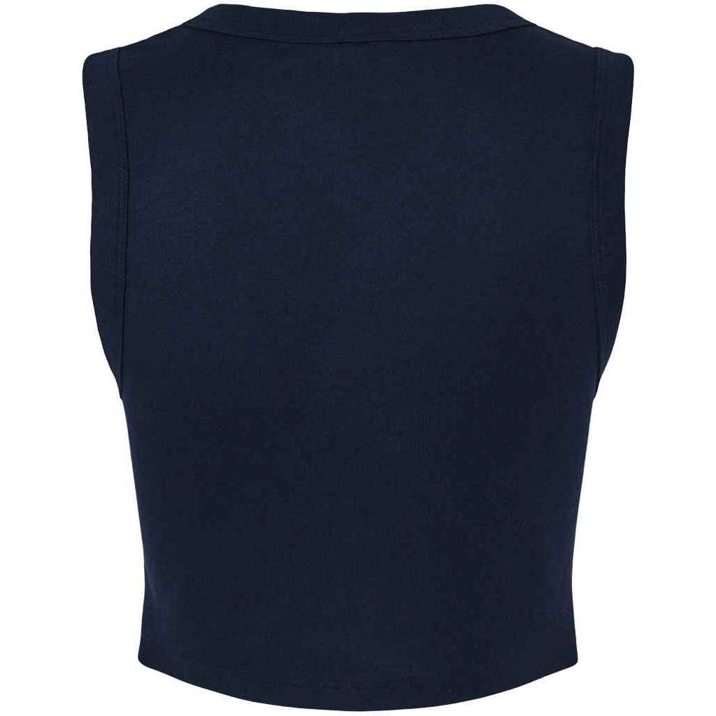 Bella + Canvas Dámský/Dámský zkrácený top Muscle s mikrožebrováním