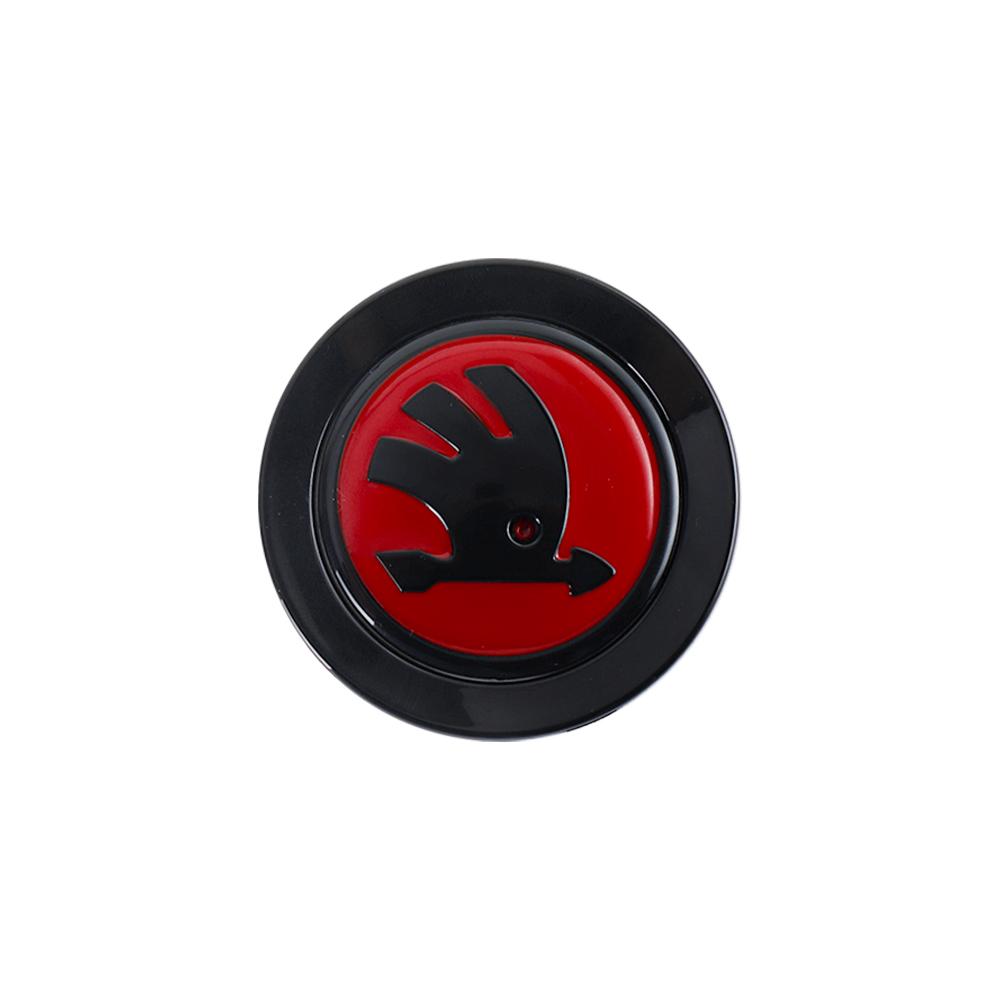 2025 New 1pcs Car Steering Wheel Emblem Cover Decoration Sticker for Skoda Octavia Yeti VRS Roomster Citigo Combi Visions RS Eny