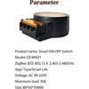 30A High Power ZigBee Smart Switch, DIY Wireless Remote Control Module with Smart Life App,Timer Function - DD