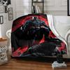 1pc Batman Batmobile Flannel Blanket Soft Warm Throw for Home, Office, Travel, All-Season Cozy Bedding GiftL1136