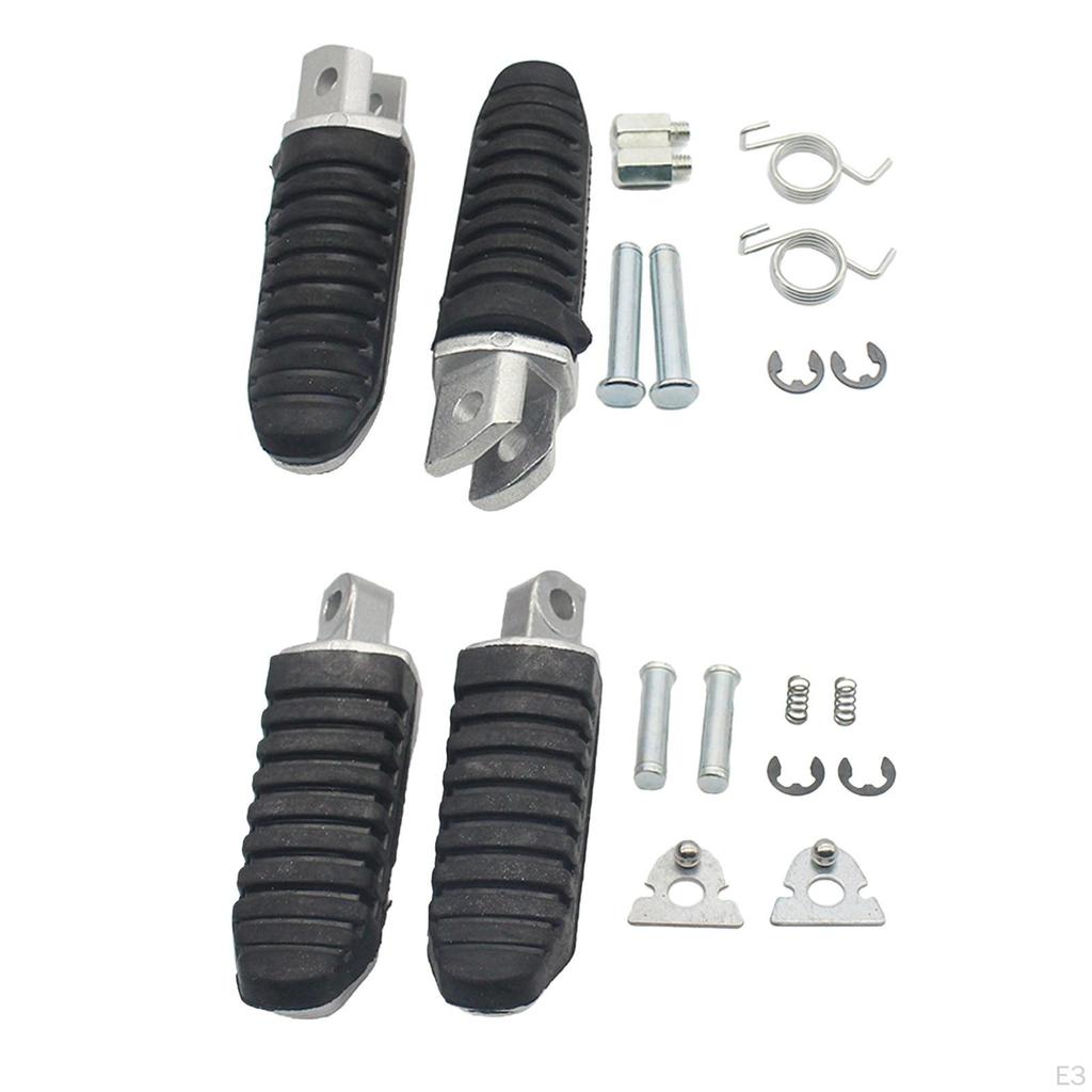 1 paar Motorcycle Foot Pegs Rest Pedals Fit for DL650F 1400, Easy to Install