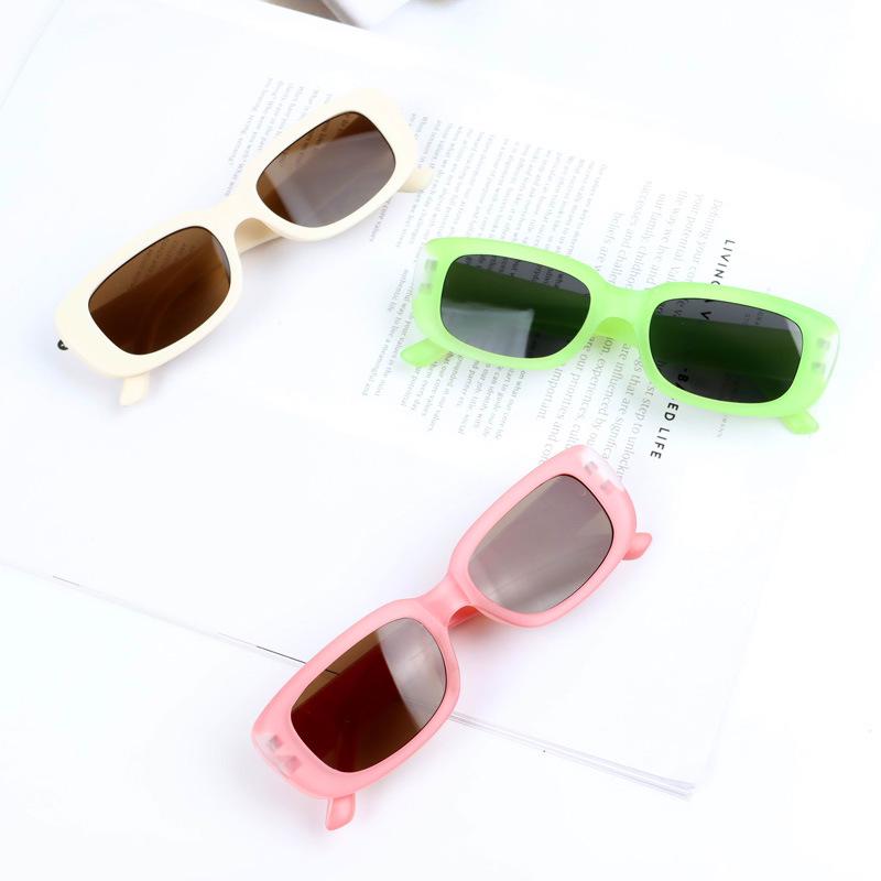 Trendy UV Protection Kids' Narrow Frame Sunglasses - Stylish for Boys and Girls
