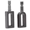 2pcs Universal Wire Knotter Iron Ergonomic 1 4 Inch Hex Shank Electric Drill Wire Twisting Tool