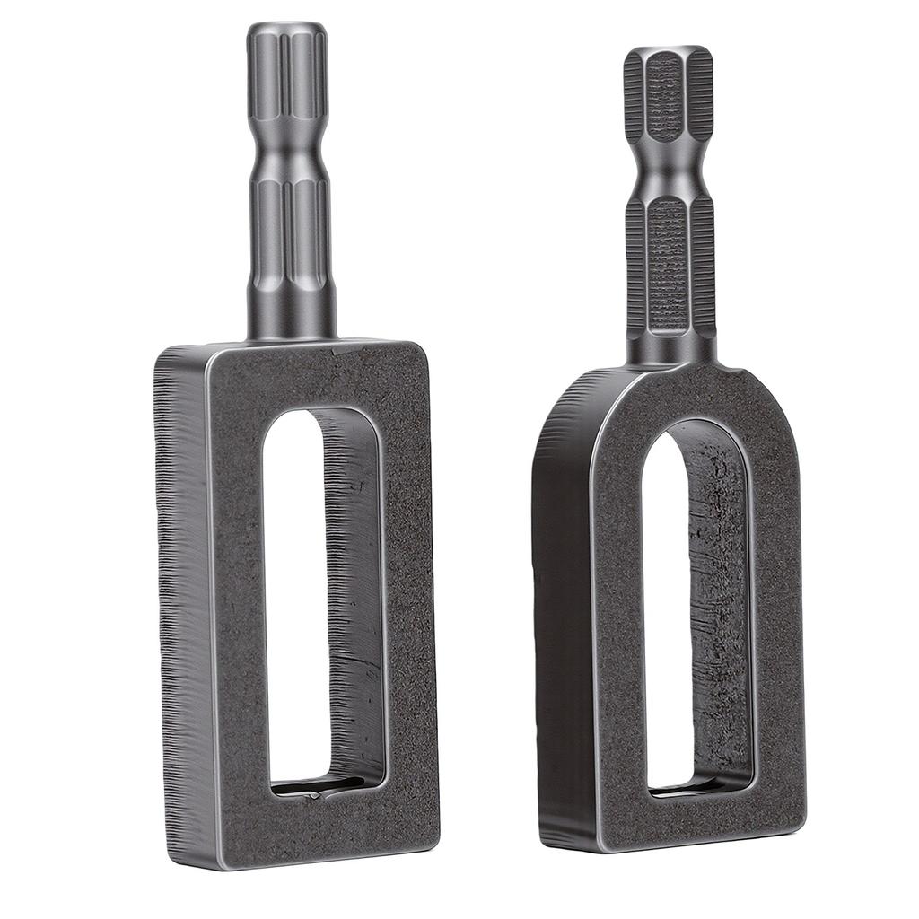 2pcs Universal Wire Knotter Iron Ergonomic 1 4 Inch Hex Shank Electric Drill Wire Twisting Tool