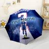 Mbappe Customize Text Umbrella Automatic Umbrella Compact 8-Rib Lightweight Lightweight Travel Essential Stylish Accessory Perfect Gift for Women/Men