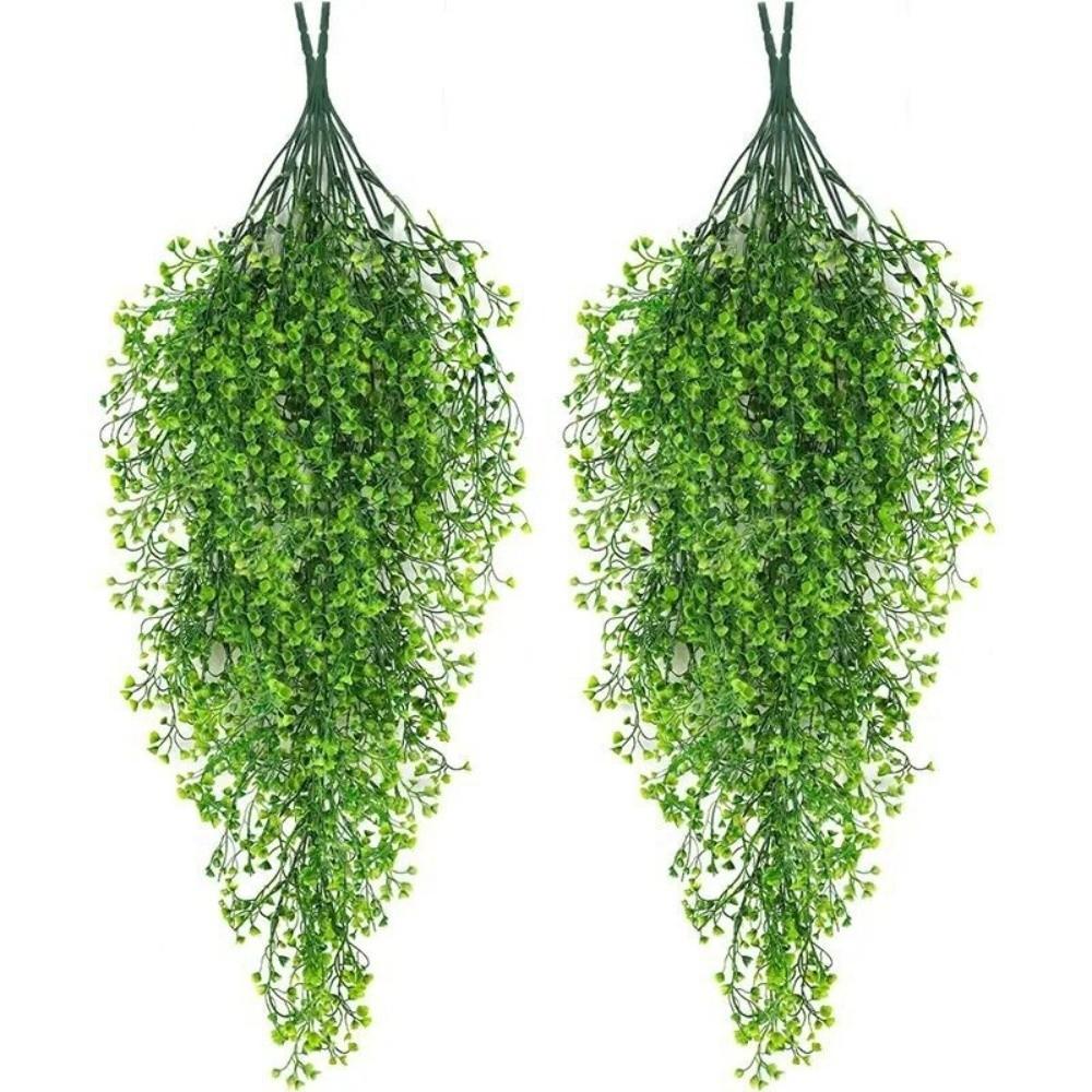 Plastic Hanging Leaves Vines Lifelike Simulation Greenery Versatile Fake Plant Vine  Home Decor