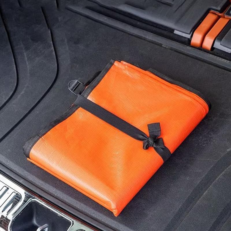 Waterproof Car Trunk Mat SUV Cargo Liner for Dogs Anti-Scratch Auto Rear Bumper Protector Guard Pet Cover Universal for Sedan