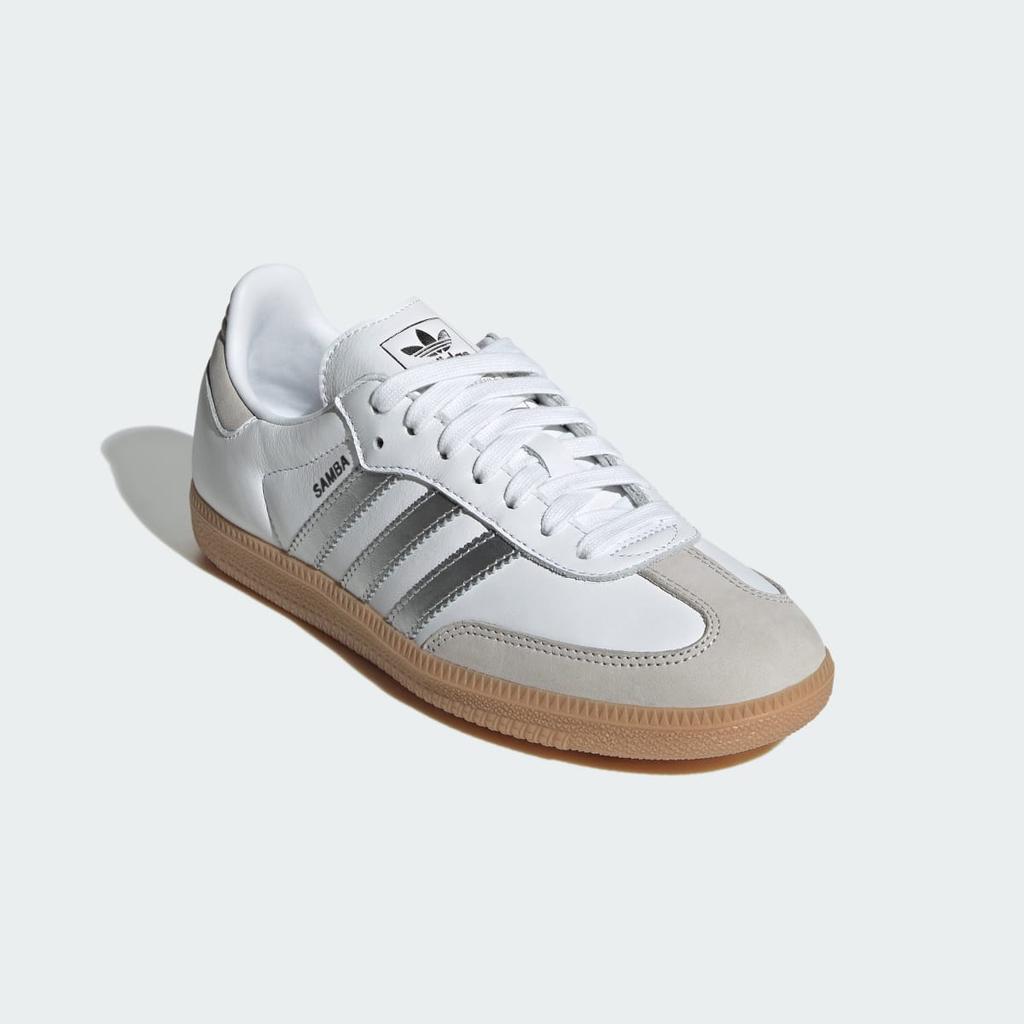 adidas Samba OG JI2725 Unisex Originals Sneakers Cloud White / Silver Metallic / Grey One