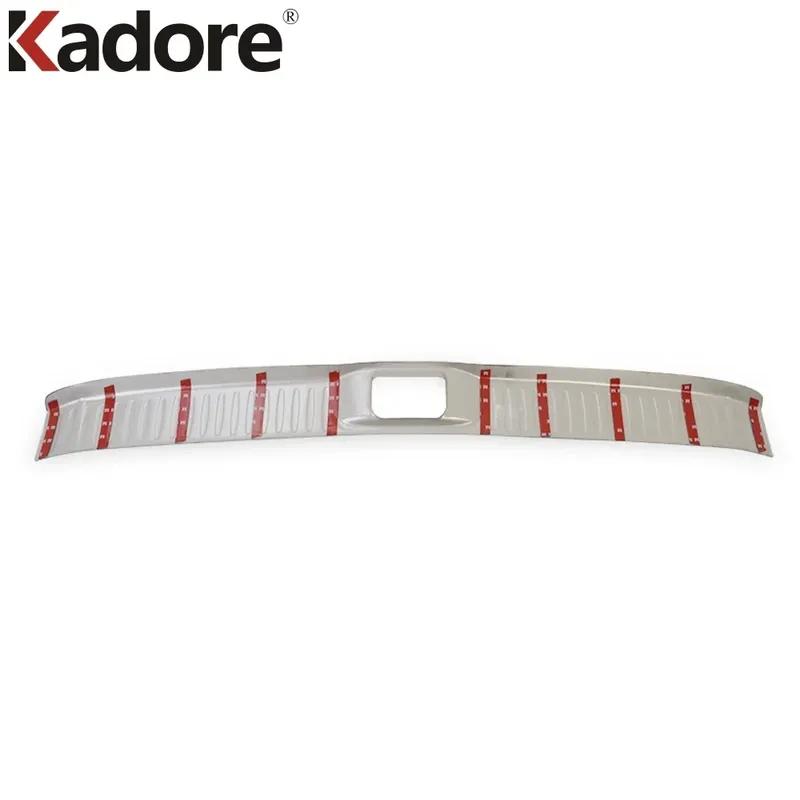 For Toyota Highlander 2014-2016 2017 2018  Steel Car Rear Trunk Bumper Cover Trim Tailgate Door Sill Plate Guard Accessories