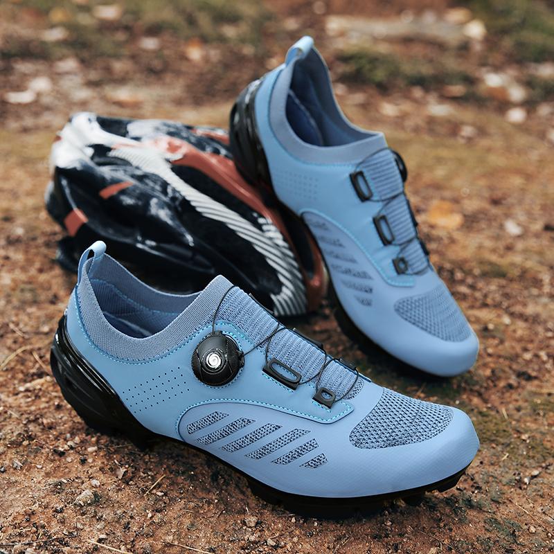 Cycling Shoes man Footwear mtb Bicycle outdoors Cycling Sneaker speed Lock Flat pedal Cleat shoe Racing Lock bicycle shoes MTB