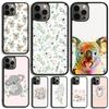 Cute Cartoon Watercolor Animal Koala Phone Case For iPhone 17 Air 14 15 16 16e 13 12 Max Cover For Apple 11 Pro Max Plus