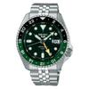 5 SPORTS SKX Series GMT Model Automatic Mechanical Watch for Men, Made In Japan, SSK035, Deep Green, International Model
