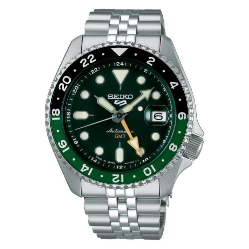 

Seiko 5 SPORTS SKX series GMT model automatic mechanical watch for men, made in Japan, SSK035, deep green, international model