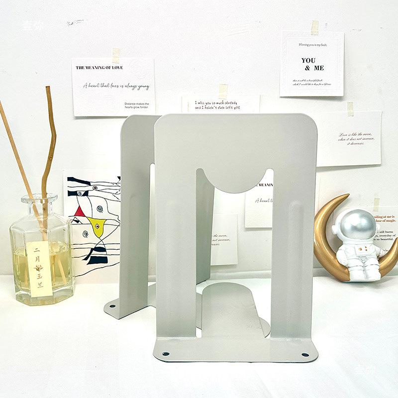 Steel Bookends: Thick, Stable, Large Book Clips for Library Use