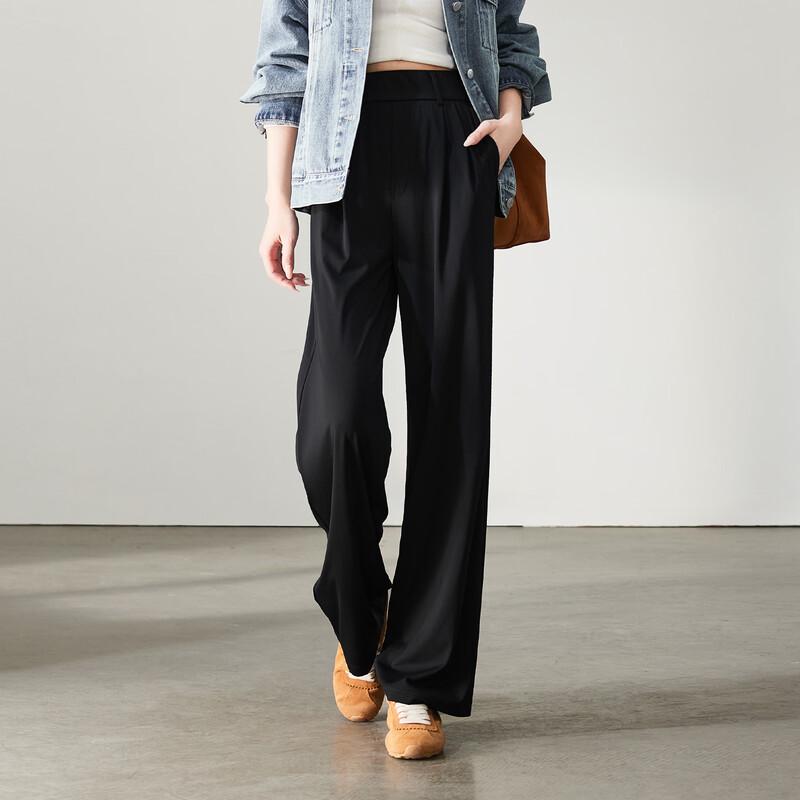 SOFSIL Women s High-Waisted Wide Leg Casual Pants 28/L