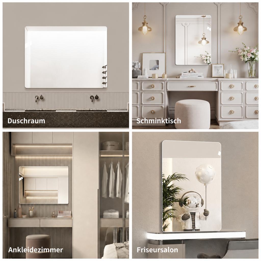 70*90CM Bathroom Vanity Mirror, Wall-Mounted Mirror for Bathroom Mirror