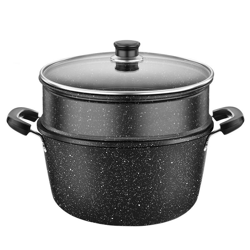 Maifan Stone Non-stick Soup Pot with Steamer