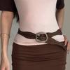 Pin Buckle Waist Belt Retro Vintage Belt Y2K Style Double-Row Rivet Belt  Dating