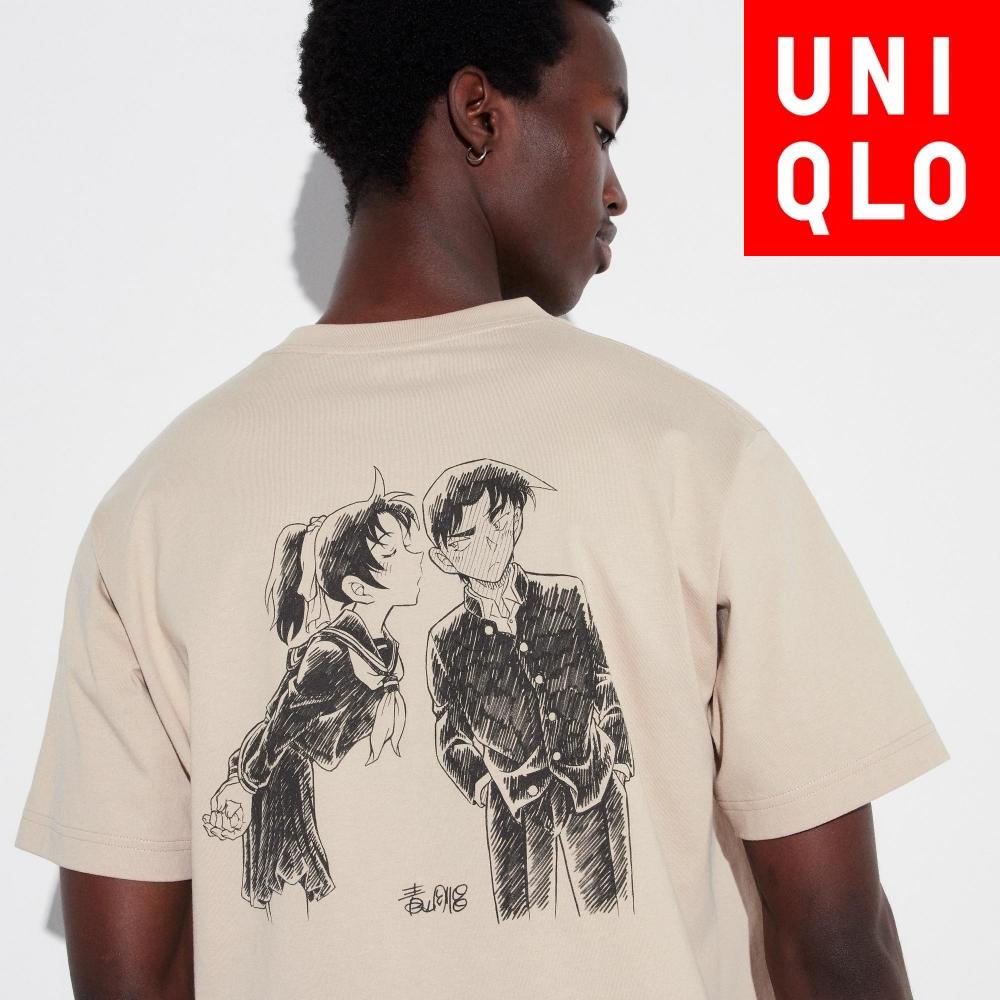 

UNIQLO JAPAN Detective Conan UT, стандартный крой с короткими рукавами
