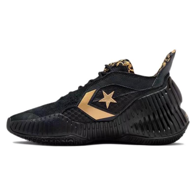 

Converse All Star BB Prototype CX Low Top Basketball Shoes Unisex Black Gold 49