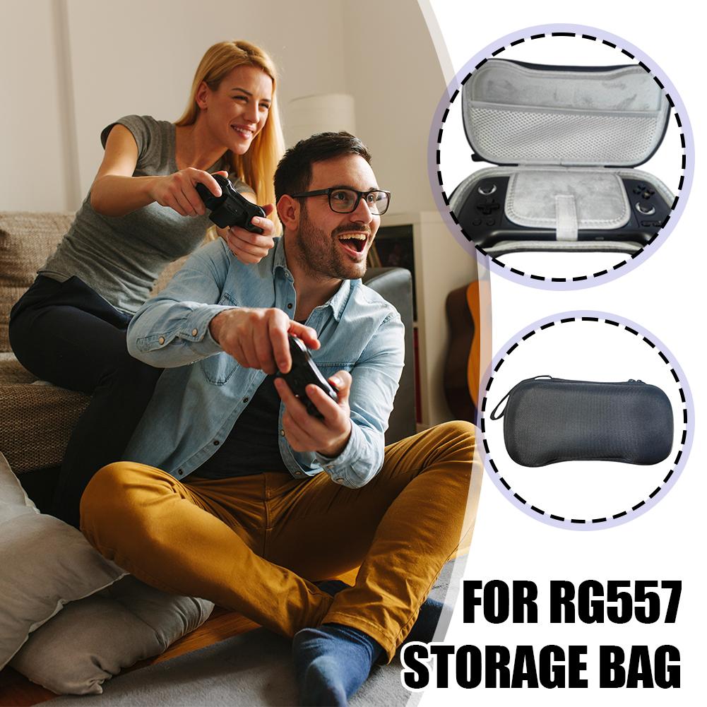 Portable Handheld Carrying Bag For Anbernic RG557 Game Console RG557 RG556 Game Console Protective Case Shockproof Box