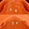 Salvatore Ferragamo Fiamma Handbag 2WAYShoulder Orange leather Women Used