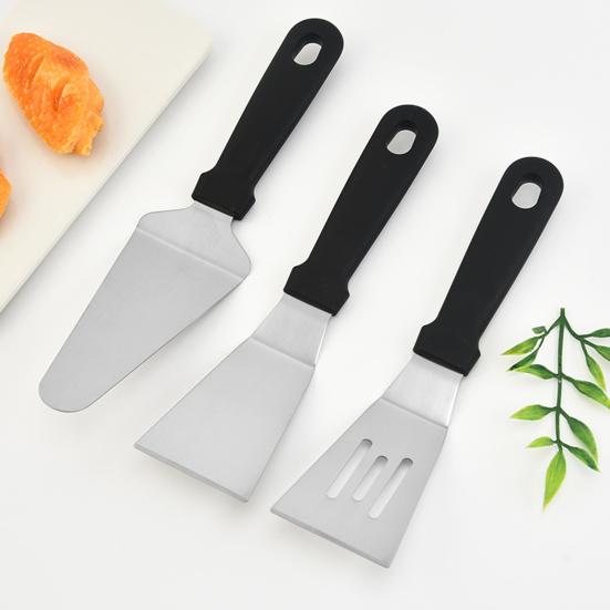 Pizza Spatula Heat Resistant Comfortable Grip Kitchen Stainless Steel BBQ Bakeware Shovel for Home