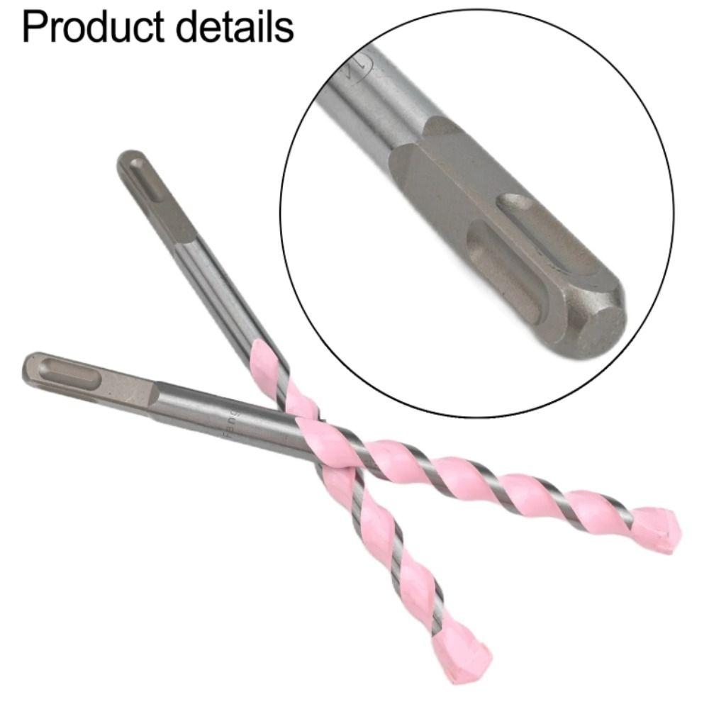 Hard Zinc Zinc Alloy SDS Plus Drill Bit Hex Shank Multi-function Drill Bit  Ceramic Tile