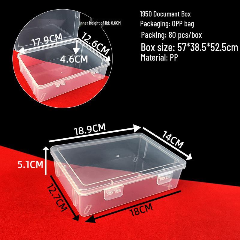 

Large Clear Plastic Organizer for Digital Repair Parts & Document Display