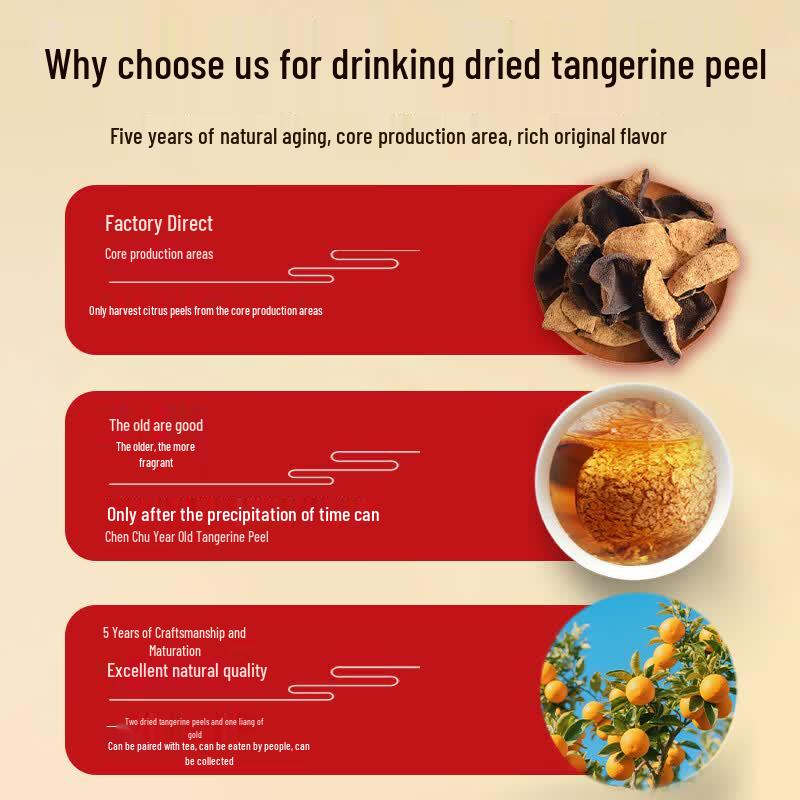 Authentic Xinhui 5-Year Aged Dried Tangerine Peel