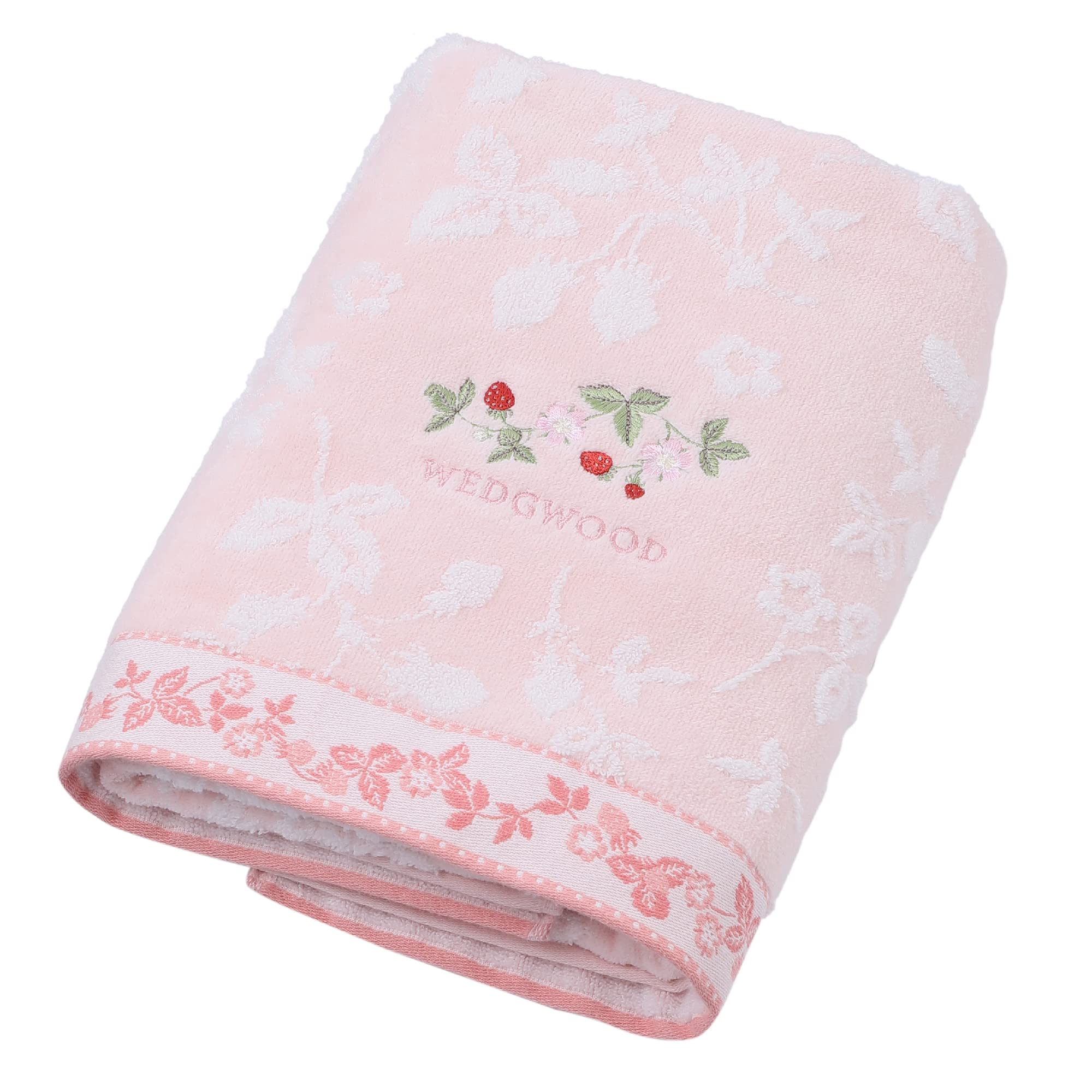 

Nishikawa Bath Towel 60X120cm Washable Cotton Fluffy Smooth Smooth Soft Absorbent Moisturizing Yarn Shirring Wild Strawberry Wedgwood Pink TT13354606