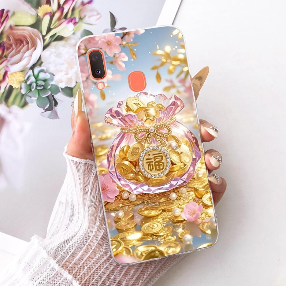 For Samsung Galaxy A20 A20e A20s Case Cute Lion Fashion Painted Cover Soft Silicone Case For Samsung A20 A 20 s Galaxy A20e Bags