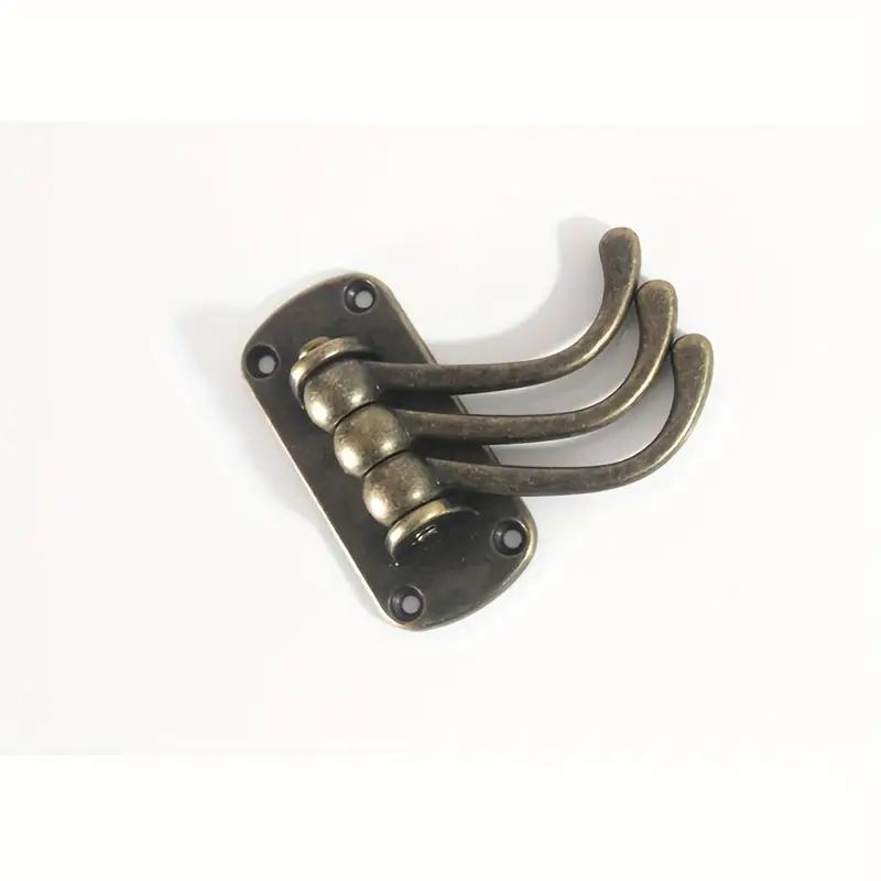 Bronze Hook Coat Hook Home Decor Organizing Space Stylish Finish 3 Arms Design Adjustable Arms Easy Installation