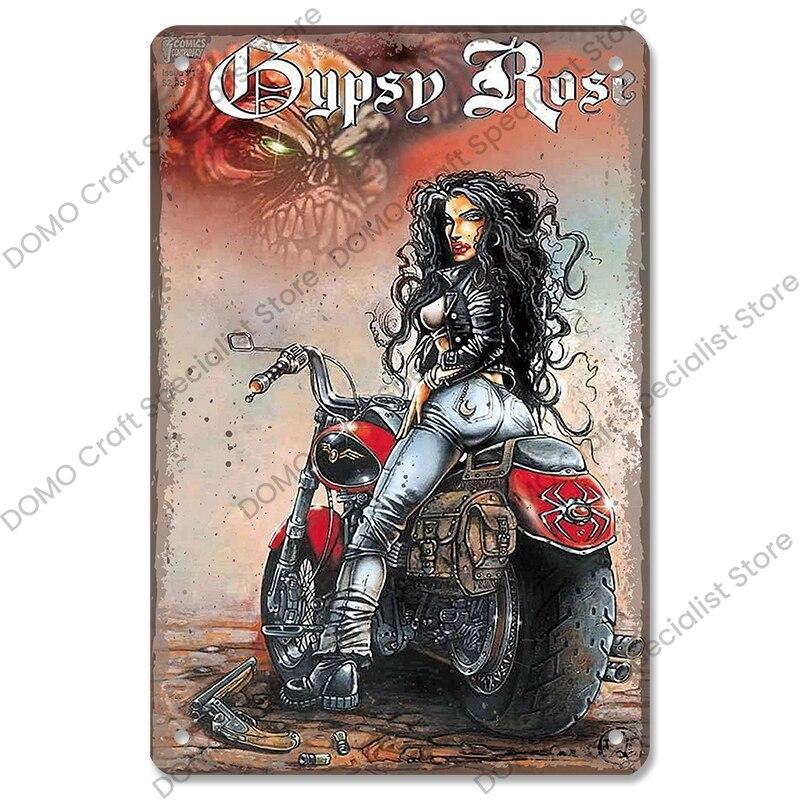Vintage Motocross Poster Metal Tin Signs  Motorcycle Grand Prix Metal Plaque Retro Wall Decor for Garage Moto Club Man Cave