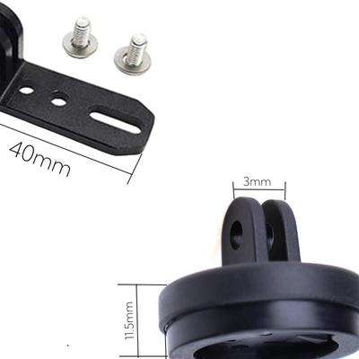 Bicycle Seat Taillight & Number Plate Mount for Shimano/Garmin