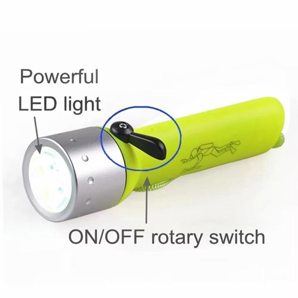 Hole Diving Diving Lamp Magnetic Control Underwater Flashlight LED Magnetic Flashlight  Emergency