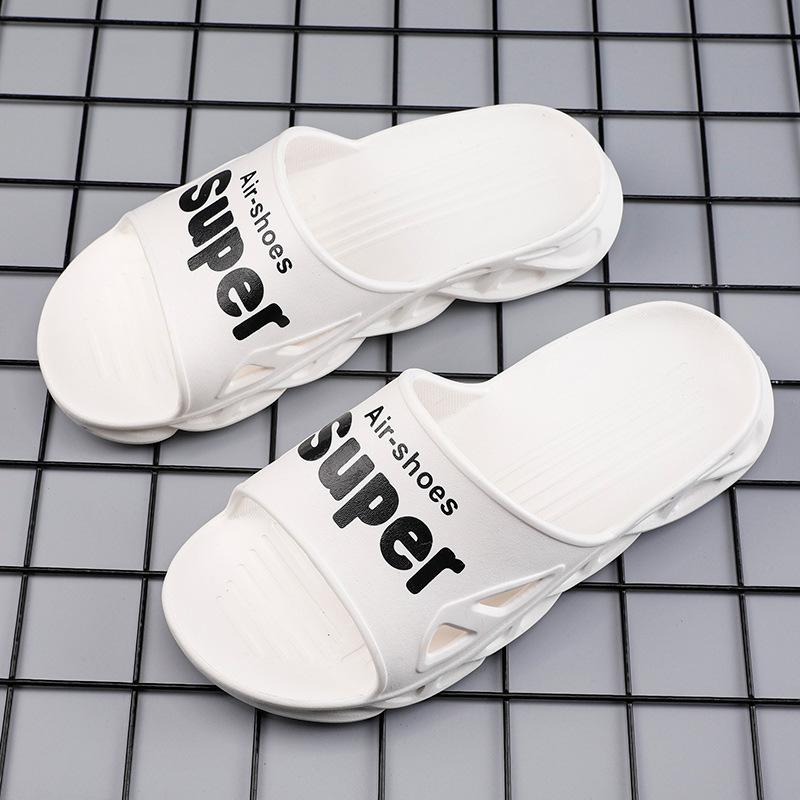 Slippers Men'S Summer Outer Wear Thick-Bottomed Casual One-Word Drag Stepping On Shit Outdoor Non-Slip Trend Beach Sandals