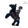 Small Particle Building Block Toy Plastic Horse Figurine Accessories Equipment War Horse Children'S Toys