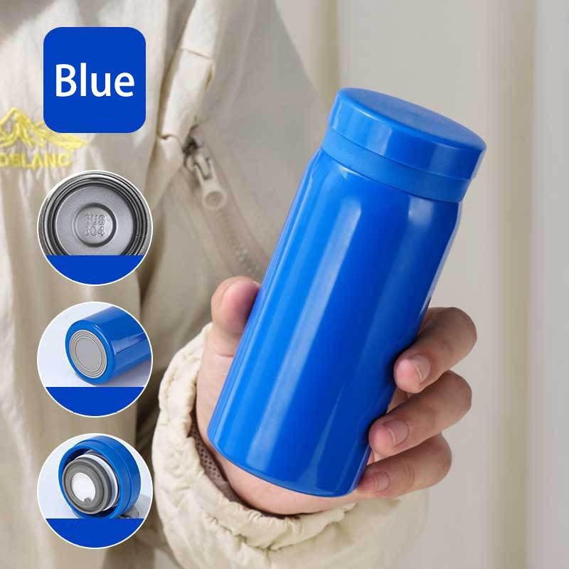 200ML/300ML Stainless Steel Pocket Cup Mini Insulated Cup Car Vacuum Flasks Coffee Cup Portable Leak-proof Thermal Water Bottle