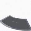 Diatom Mud Floor Mat Arc-shaped Dirt-resistant Anti-slip Mat Household Absorbent Bathroom Floor Mat Bathroom Door Simple Foot Mat