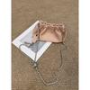 Borsa pieghevole di alta gamma Catena dorata 2026 Pelle di mucca Versatile a nuvola Monospalla Sottobraccio a tracolla Donna