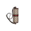 Gucci Ophidia Pasek z Logo Płótno i Skóra Torba Saddle Bag Damska Torba na Ramię 601044-96IWB-8745