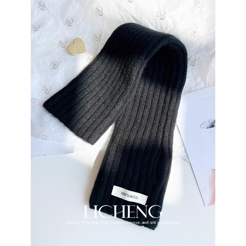 

Wool Knitted Long Pile Gloves Versatile Sleeves Half Finger Woolen Arm Guards Hot Girl Sleeves