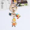 Dragon Ball Anime Keychain: Goku Metal & Enamel Pendant for Backpack
