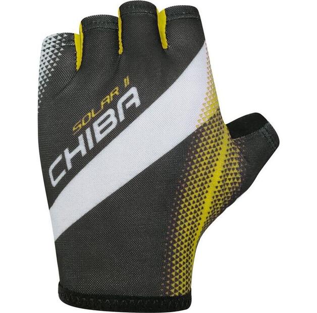 Велоперчатки Chiba Solar II (черный/желтый) L