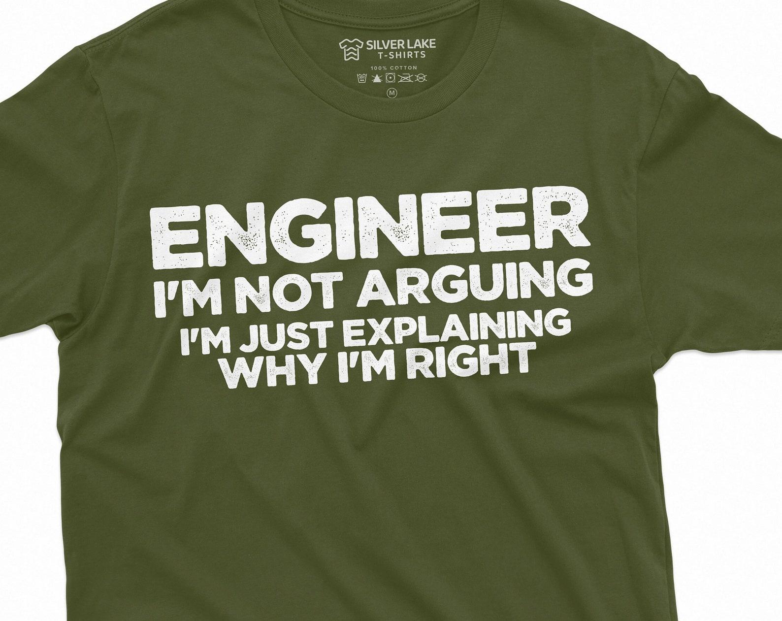 Men s Engineer T-shirt engineer funny gifts tee shirt engineering student gift shirt L