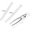 1 Set Fishing Pliers Labor-saving Portable Crab Claws Lobster Crab Nut Opener Nutcracker Tongs for Home Walnut Clip