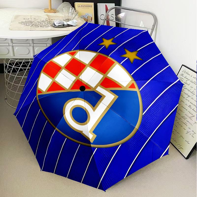 Dinamo Zagreb Basketball Club Umbrella Folding umbrella, automatic umbrella 8-Frame for Travel, camping Use Gift for Halloween Christmas
