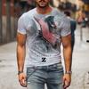 Summer New Mazinger Z Anime Robot 3D Print Men Woman Short Sleeve T-shirts Fashion Streetwear Harajuku Kids Tops Tees Clothing